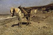 Ilia Efimovich Repin Normandy transported stone horse china oil painting reproduction